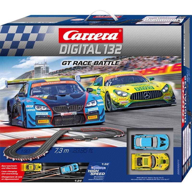 Slot Cars :: CARRERA Slot Car Sets :: CARRERA DIGITAL 1-32 GT Race Battle  Merc and BMW