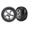 38-2470R Tracer 2.2" chrome wheels, Alias 2.2" tires (AKA TRX2470R)