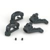 LOSA9758 6° Front Spindles & Carriers - Graphite : JR-XS