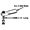 DBR368 2mm Swivel Ball Link (1 pc per pack) 