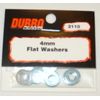 DBR2110 4mm Flat Washers (8 pcs per pack) 