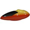 MIK4006 GF-Canopy L10-3D yellow/red/Carbon windshield