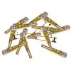 SUL-528 Clevis steel 4-40 gold (2) +clips (12)