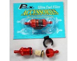 PL1581 Prolux anodised red fuel filters