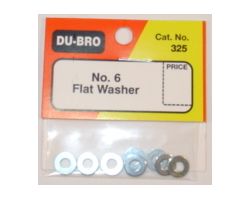 DBR325 No. 6 Flat Washer (8 pcs per pack) 