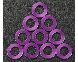 HPI-Z814  HPI aluminum washer 3x6x075mm purple 10