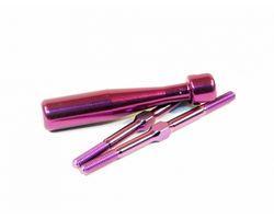 HPI-93585  HPI turnbucklem4x70mm titanium/purple