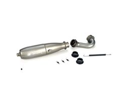 LOSB5061 Ht tuned pipe & header, hard anodized:lst2,aft,mgb