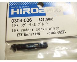0304-036 Lex rudder servo plate