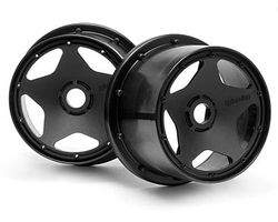 HPI-3226 Superstar wheels rear (black)