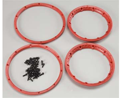 HPI-3275 Heavy duty bead lock rings (red)