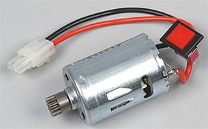 HPI-87115  HPI motor and switch set w/ pinion for