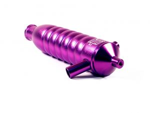 HPI-86187  HPI ribbed tuned pipe purple 21+
