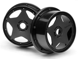 HPI-3221 Superstar wheels (black)