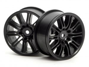 HPI-3771 10 spoke motor sport wheel (black)