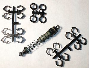 RPM70322 Quick adjust spring clips losi,traxxas,HPI