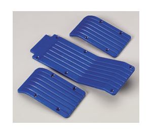 RPM80115 T/e- maxx skid/ wear plate set (blue)
