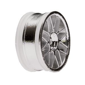 LOSB7070 Fr/r mesh touring wheels chrome: lst