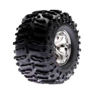 LOSB7401 Magneto Wheels w/Claw Tires 
