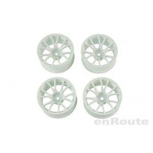 ECS036 enRoute JXR Drift Wheel 9mm Offset White (4pcs)