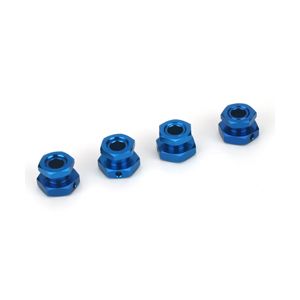 LOSB3512 20mm wheel hex set -(4)blue (lst2 only)