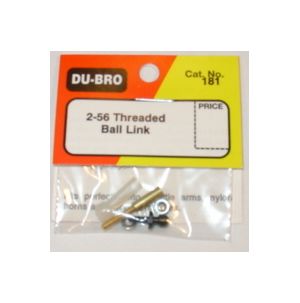 DBR181 2-56 Threaded Ball Link (1 pc per pack) 