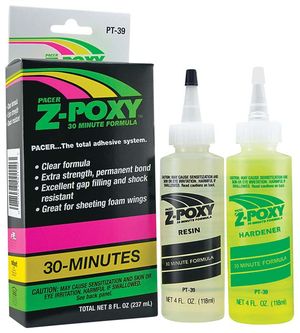 PT39 Zap Adhesives Z-Poxy 30-Minute 8 oz
