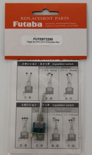 FUTEBT2295 Toggle Switch Top 3TFL101H (3-Pos Momentary (Rever
