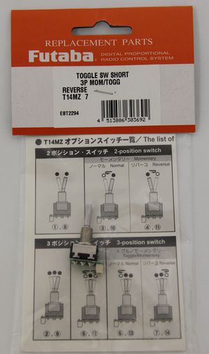 FUTEBT2294 Toggle Switch Top 3TF101H (2-Pos momentary (revers