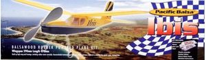 PB-IBIS Pacific Balsa Rubber Powered high wing plane Kit